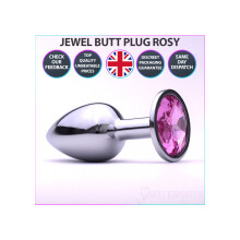 Sexy Emporium Juwelen Metalen Anale Plug voor Beginners 7,6 cm Rosé