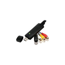 Rybozen Video Grabber USB 2.0 -kaappauskortti - Muunna Hi8/VHS digitaaliseksi PC:llä (NTSC/PAL), S-Video/komposiitti