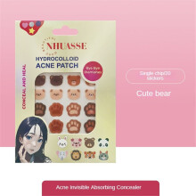 (Typ 6) Nhuasse Akne-Patch für Damen, Star Cute Concealer, Hydrokolloid, leicht wasserfest