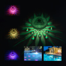 Sensorische, farbenfrohe, schwimmende LED-Unterwasserleuchte für Whirlpools