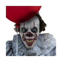 Pelottava kauhupelle aikuisten naamio lateksi punaiset hiukset halloween paha tappaja naamiaisasu
