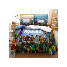(Muster 15, Doppelbett) ROBLOX Bettwäsche Einzel- Doppelbett Bettbezug Cartoon