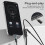 Endoscope pour iPhone, caméra d'inspection avec objectif de 7,9 mm pour iPhone/iPad, câble semi-rigide de 5 m, étanche IP68 3