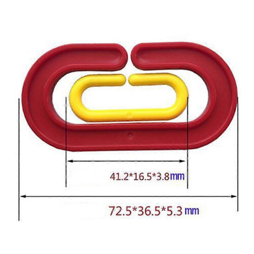 400pcs Colorful Plastic Interlocking Bucket Clips Kids Educational Toy 1