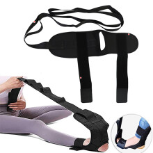 Voetstrekker met 6 secties, zeer sterk, stevig, ademend polyester-katoenen ligamentstrekband voor