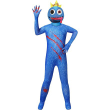 (7-8 jaar) ROBLOX Kids Rainbow Friends Jumpsuit Halloween Cosplay Kostuum Feest Verkleedkostuum Cadeau