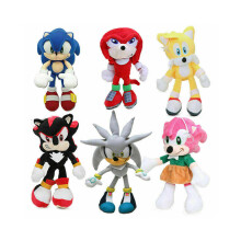 (6 STUKS / SET) Sonic the Hedgehog knuffels, zachte pluche speeltjes