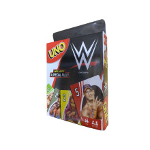 (UNO wwe) UNO FLIP -korttipelien kuviokuvio, hauska perhepöytäpeli