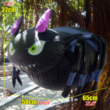 (Spin) Halloween Duurzame PVC Opblaasbare Spook Pompoen Spin Binnen- en Buitendecoratie