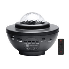 (Upgrade Zwart, China) LED Sterrenhemel Projector Nachtlampje