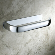 Wall Mounted Toilet Roll Holder Paper Stand Stick Chrome Finish