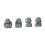 4Pcs Mini Buddha Monk Figurines for Study Living Room Office Decor 2
