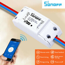 Module de commutation sans fil intelligent Sonoff Basic WiFi pour application iOS et Android (contrôle DIY)