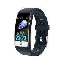 Smartwatch E66 met lichaamstemperatuur-, ECG-, PPG-, hartslag- en bloedwaarden-tracker, fitnessarmband