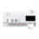 (White) Automatic Toothpaste Dispenser Wall Mount UV Light Sterilizer Toothbrush Holder 1