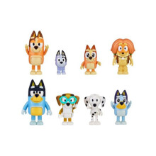 (Stijl B) 8 stuks Bluey Family And Friends honden actiefiguren