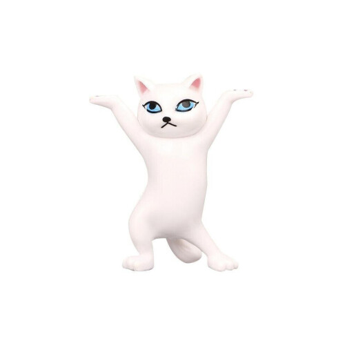 (White) Dance Cat Action Figures
