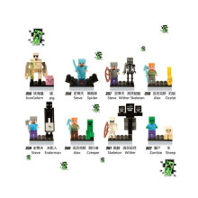 (Stijl A-16PCS) Minecraft My World Series Personages Minifiguren Bouwset