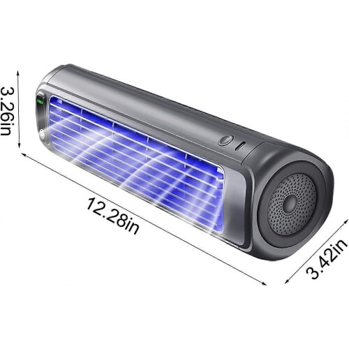 2-in-1 Portable AC with Wall Cooling, Energy Efficient, Adjustable Temp, Compact 1