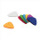 Set di 8 plettri in feltro multicolore per ukulele e chitarra. 3