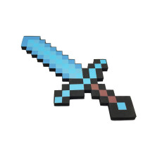 (Vain miekka, 45 cm / 17,72 tuumaa) Minecraft lasten cosplay-asu timanttiasulla