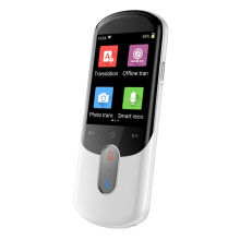 2.88-inch HD screen WiFi translator, 139-language voice translator, photo and audio recording translator pen (white)