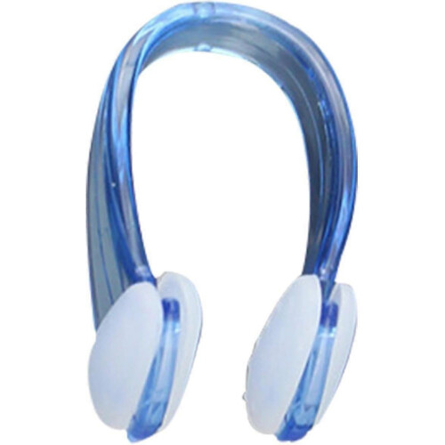Clip nasale in silicone blu per immersioni, snorkeling, surf e doccia. 1
