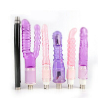 (6 accessoires) Dames unisex speelgoedmachine met automatische pomp, seksspeeltje, vibrator, dildo