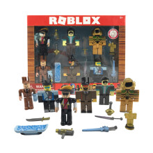 (stijl 7) Roblox-gamepersonagefiguur, kindercadeau, complete speelgoedserie