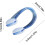 Clip nasale in silicone blu per immersioni, snorkeling, surf e doccia. 5