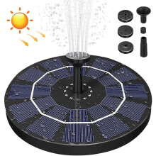 2,5 W:n aurinkoenergialla toimiva kelluva suihkulähdepumppu