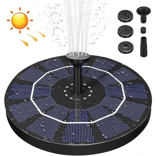2,5W Solar Waterfontein Drijvende Fonteinpomp