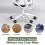 Heavy Duty Caster Wheels for IKEA Chairs - 5-Pack 10mm x 22mm 3