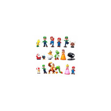 Super Mario 18-delige figurenset, perfect als kerstcadeau.