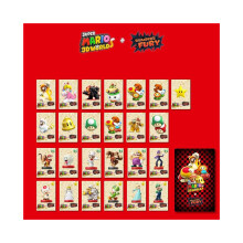 (25 cartes) Cartes Amiibo NFC Super Mario 3D World Bowser's Fury