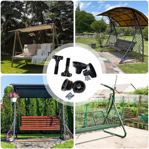 Canopy Frame Replacement Parts | Rustproof Outdoor Canopy Frame Kit for Garden, Patio, Backyard 2