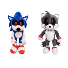 (2 kpl) 30 cm:n Sonic EXE The Spirits Of Hell -pehmolelu, paha veri, täytetty nukke