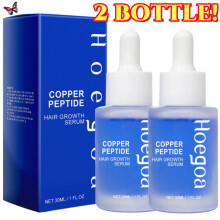 2X Copper Peptide -hiustenkasvuseerumi ravitsee päänahkaa ehkäisee hiustenlähtöä 30ml