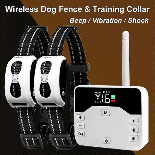 2025 Wireless Electronic Dog Fence System & Remote Training Collar 2