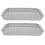 2pcs Microwave Bacon Rack Oven Baking Tray Plate 2