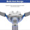 Set maschera nasale CPAP P2 con copricapo e cuscinetti per apparecchi da 22 mm 3