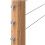 40 Pack 3/8In Stainless Steel Cable Railing Kit with 25/30/35 Degree Angle Washers 2