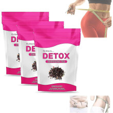 (3 pussia) Detox-energiaa antava tee, Detox-tee, Täysin luonnollinen, Laksatiiviton Tukee tervettä painoa,