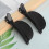 2pcs Heat Resistant Hair Styling Clips for Extensions Black 4