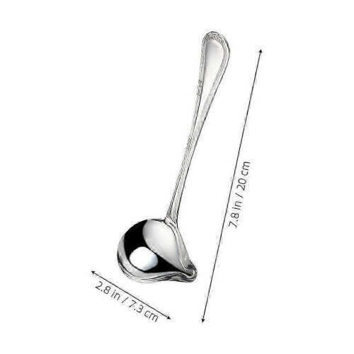 4Pcs Stainless Steel Gravy Ladle Set for Precise Serving 1