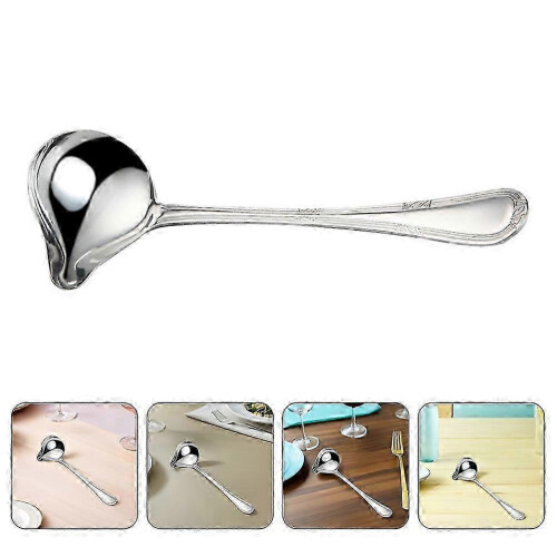 4Pcs Stainless Steel Gravy Ladle Set for Precise Serving 2