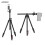 Andoer Q160H 360 Panoramic Portable Camera Tripod with Horizontal Mount 2