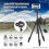 Andoer Q160H 360 Panoramic Portable Camera Tripod with Horizontal Mount 4