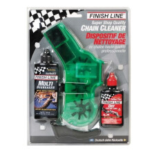 Kettingreiniger FINISH LINE - Kit + smeermiddel - 118g - 1,4 x 8,5 x 8,6 inch