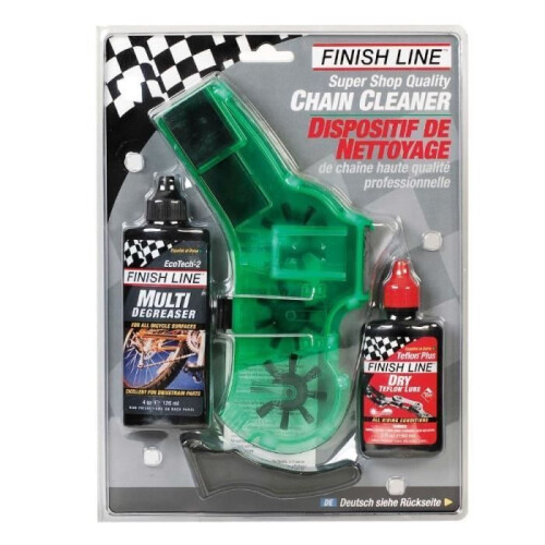 Limpeza de corrente FINISH LINE - Kit + lubrificante - 118g - 1,4 x 8,5 x 8,6 polegadas